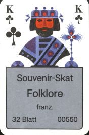 10273 Interflugkarte I Folklore Skat Titelkarte 10273 Interflugkarte I Folklore Skat Titelkarte