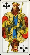 10475 Tarot Cego Nr 4130 Kreuz Konig