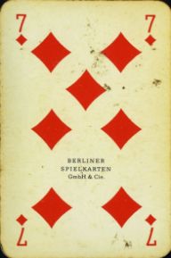 10677 Portrait Officiel Berliner Spielkarten Karo 7 FZ