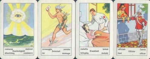 10786 Sehr feine Aufschlagkarte Nr V 10786 Sehr feine Aufschlagkarte Nr V
