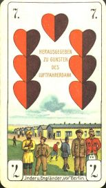 12379 Deutsche Kriegs Spiel Karte I No 194 Herz 7 12379 Deutsche Kriegs Spiel Karte I No 194 Herz 7