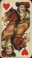 12731 Tarot Microscopique No 246 Herz Reiter