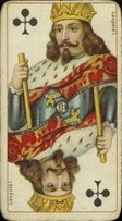 12731 Tarot Microscopique No 246 Kreuz Konig