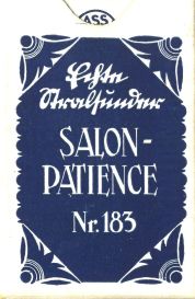 13200 Buttner Spiel Salon Patience No 183 blau Box VS 13200 Buttner Spiel Salon Patience No 183 blau Box VS