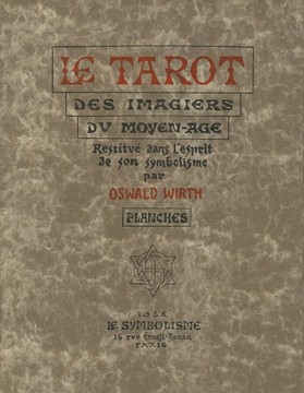 13264 Tarot Oswald Wirth Planches 15 Umschlagmappe Tarot