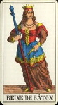 09966 Tarot de Besancon Muller Reine de Baton 09966 Tarot de Besancon Muller Reine de Baton