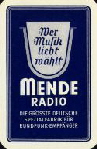 10674 Berliner Bild RS Mende Radio RS 10674 Berliner Bild RS Mende Radio RS
