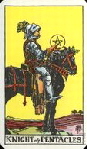 10907 Rider Waite Knight of Pentacles