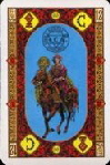 11328 Stairs of gold Tarot Munzen Reiter