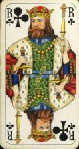 11355 Enzyklopadisches RS Villeroy Berliner Spielkarten Kreuz Konig