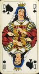 11355 Enzyklopadisches RS Villeroy Berliner Spielkarten Pik Dame 11355 Enzyklopadisches RS Villeroy Berliner Spielkarten Pik Dame