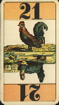 13262 Adler Cego VASS Altenburg 1940c Tarot 21