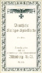 13283 Deutsche Kriegs-Spielkarte - ND Box VS