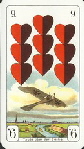 13283 Deutsche Kriegs-Spielkarte - ND Herz 9 13283 Deutsche Kriegs-Spielkarte - ND Herz 9
